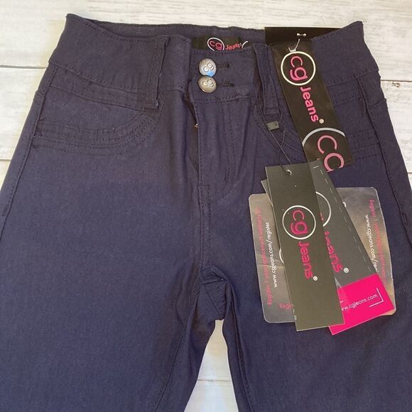 Womens CG Jeans Juniors Skinny Slim Stretch Min-Rise Pants Size 1/2 - Picture 2 of 5